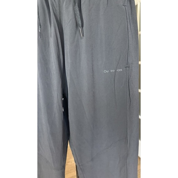 Outdoor Voices Track Pants Women XS Black Joggers Lightweight Nylon Spandex New - Picture 2 of 10